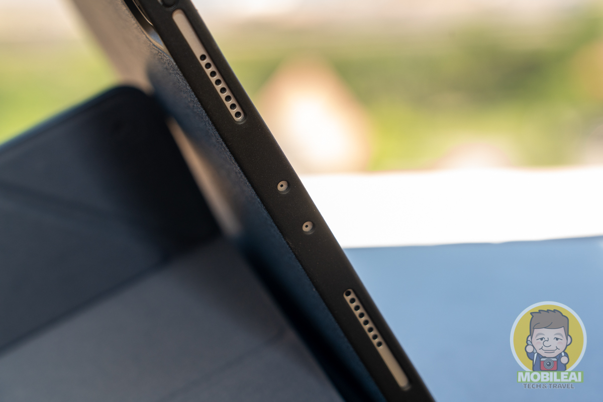 JTLEGEND iPad Amos相機快取多角度折疊布紋皮套