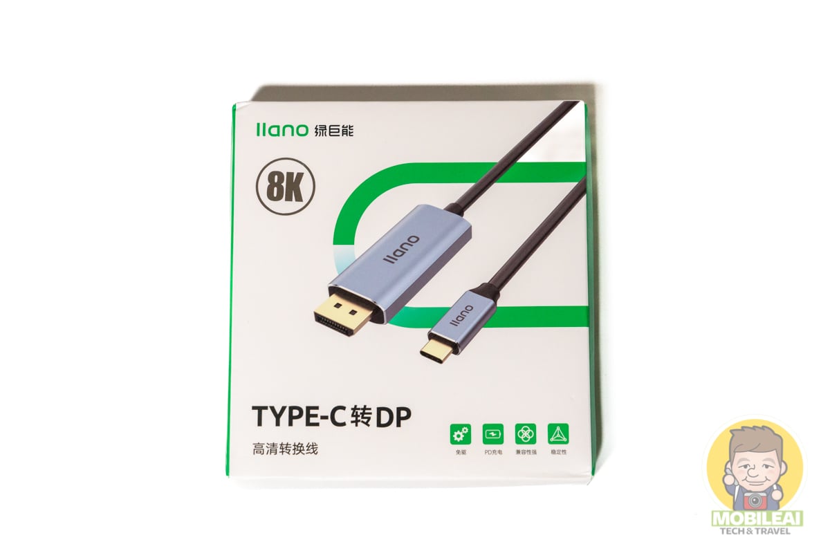 開箱綠巨能 USB Type-C 轉 DP 1.4 8K