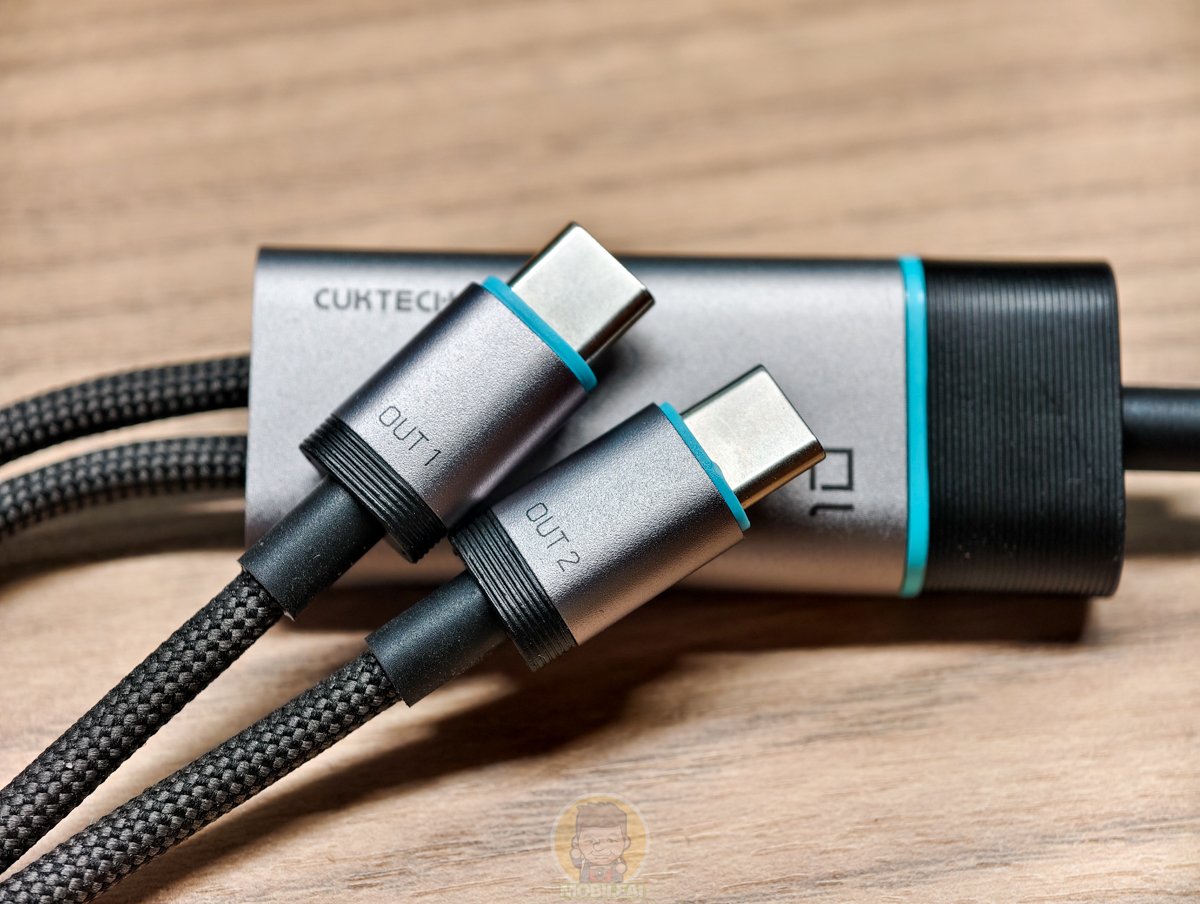 開箱 CUKTECH 酷態科 10號超級電能線 一拖二