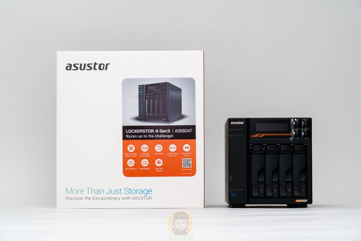 ASUSTOR AS6804T 開箱實測