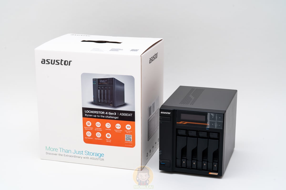ASUSTOR AS6804T 開箱實測