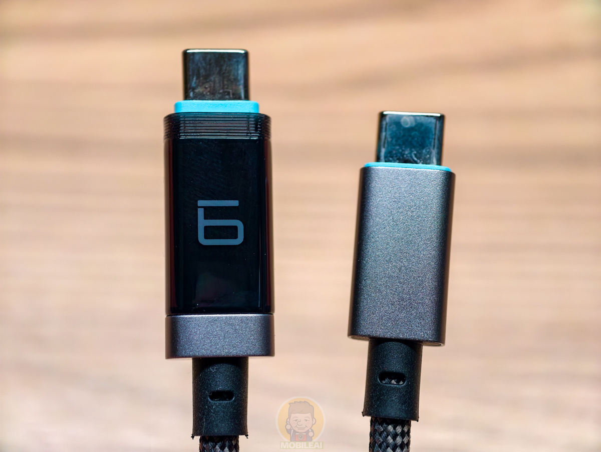 開箱 CUKTECH 酷態科6號編織數位顯示充電線 OLED 版